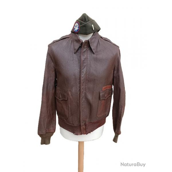 Blouson A2 rglementaire USAAF / parachutiste Spiewak& sons   WW2