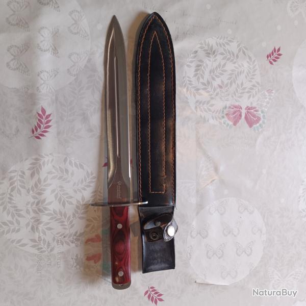Couteau de chasse Stepland double tranchant