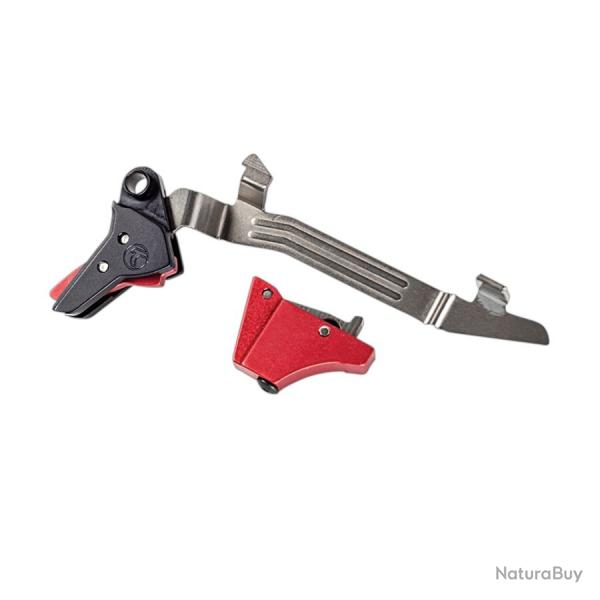 Timney Triggers - Glock 3 + 4 - L Trigger Alpha Competition 3lbs Red Large Frame - 331-613001