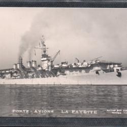 CPA - Marine Militaire -  PORTE - AVIONS  LA FAYETTE   N°3661