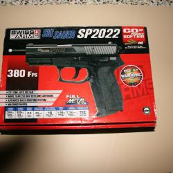 pistolet air soft swiss arms
