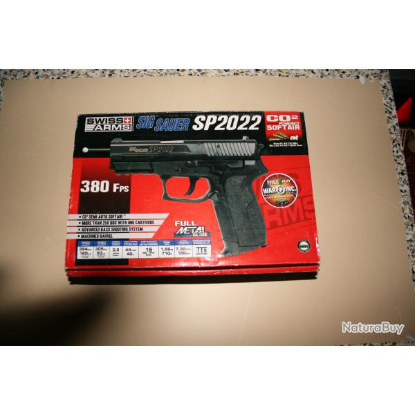 pistolet air soft swiss arms