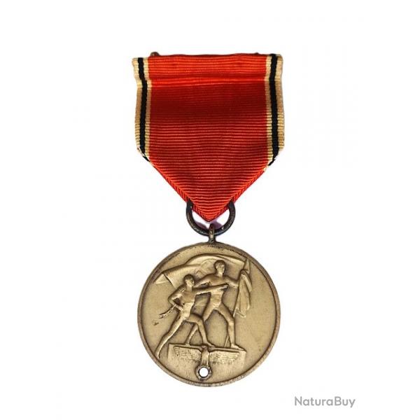 Mdaille allemande annexion mars 1938  Trs bon tat