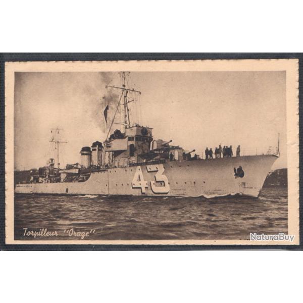 CPA - Marine Militaire -  Torpilleur " Orage " N3664
