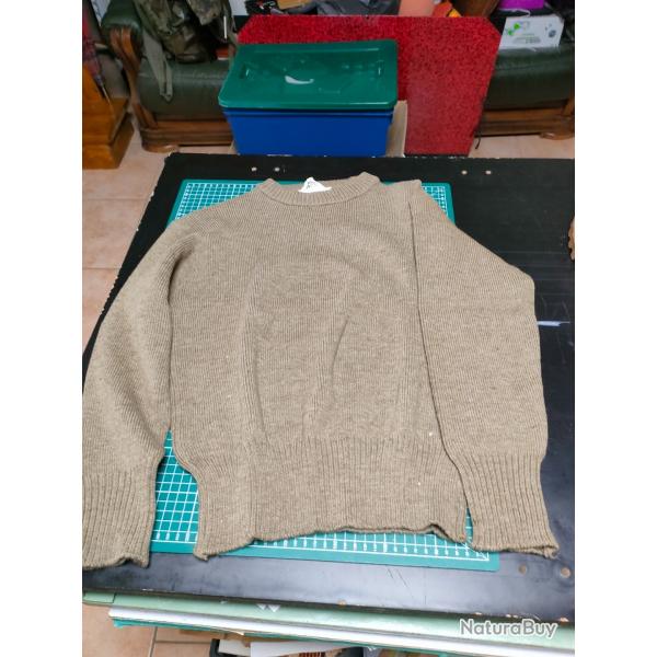 PULL-OVER CONFECTION MILITAIRE FRANAISE WW2, GUERRE D'INDOCHINE, 1945