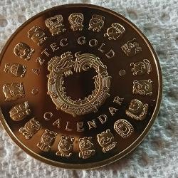 Médaille calendrier aztèque