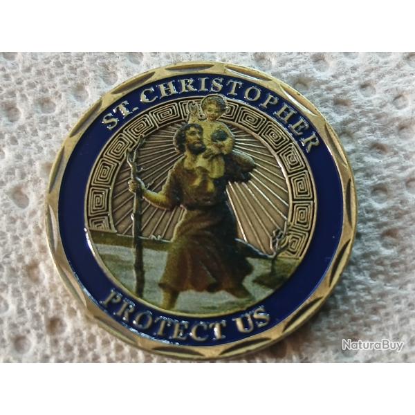 Mdaille Saint Christophe