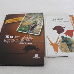 Lot 2 livres tir grand gibier et safari