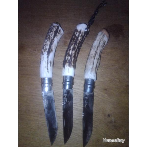 Lot opinel no10 cerf