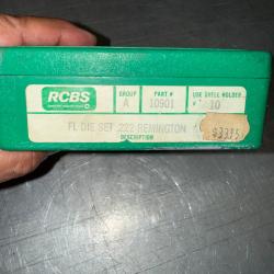 JEU D'OUTILS RCBS CALIBRE 222 REMINGTON