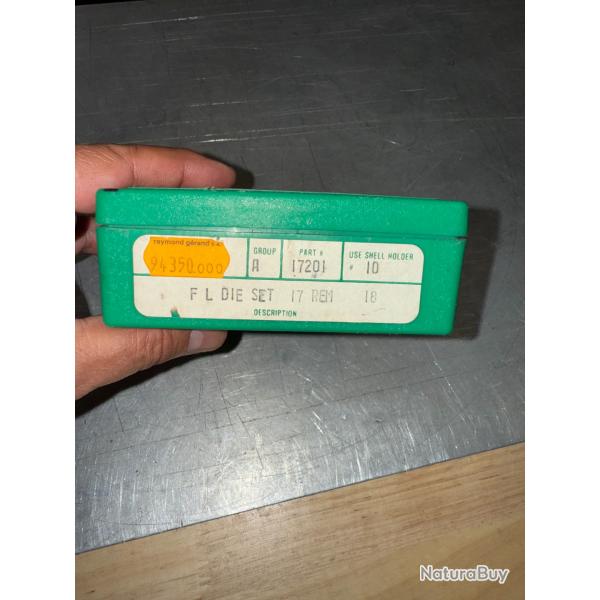 JEU D'OUTILS RCBS CALIBRE 17 REMINGTON