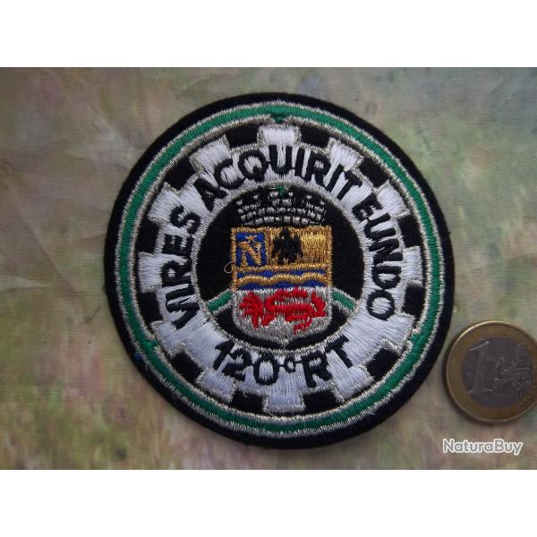 cusson militaire 120 me rgiment du train blason ville de Fontainebleau
