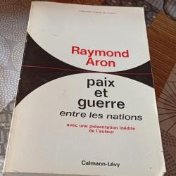 Paix et guerre entre les nations Raymond Aron livre 1984