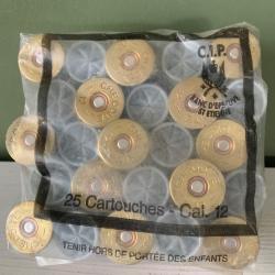 25 cartouches cal 12 - 6 - ST etienne CIP