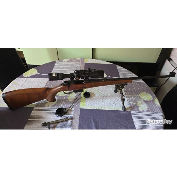 CZ 527 222 REM + LUNETTE NIKON 9X