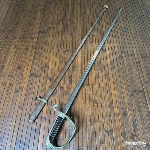 BON SABRE D'OFFICIER D'INFANTERIE MODLE 1882 MANUFACTURE DE CHATELLERAULT 1916 WW1 14-18