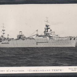 CPA - Marine Militaire -TRANSPORT D'AVIATION " COMMANDANT TESTE " N°3674
