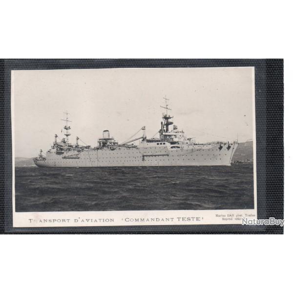 CPA - Marine Militaire -TRANSPORT D'AVIATION " COMMANDANT TESTE " N3674