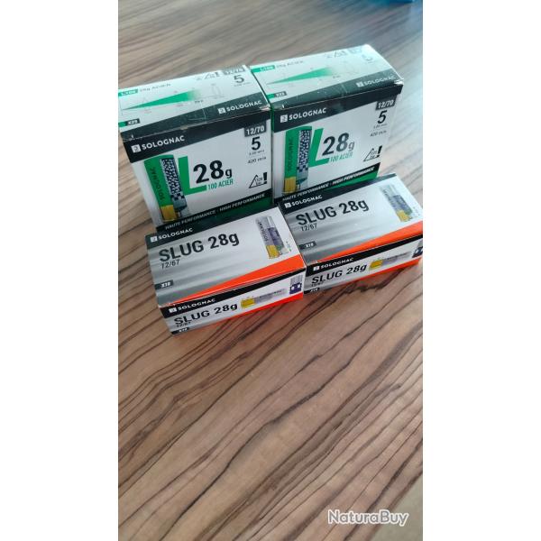 70 munitions cal 12 (1 sans rserve)