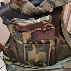 GILET PARE BALLES S3 FRANCAIS AVEC KEVLAR 3A AU COU/AVANT/ARRIERE + POLY AINE