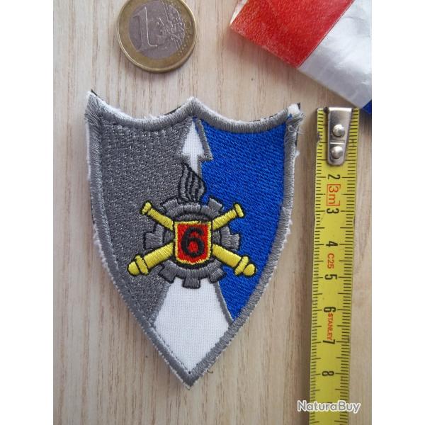 cusson collection insigne tissu velcro 6 me rgiment du matriel