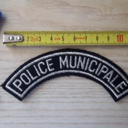 écusson banane police municipale insigne tissu