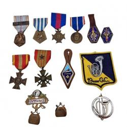 LOTS MEDAILLES - INSIGNES