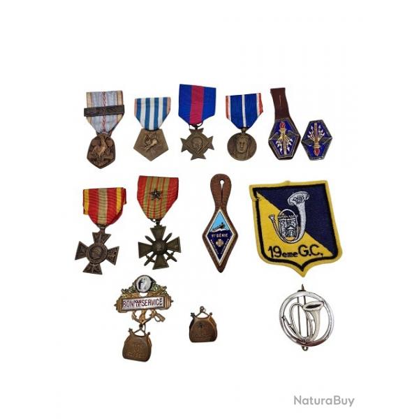 LOTS MEDAILLES - INSIGNES
