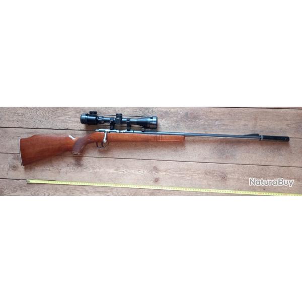 Carabine 22LR Colibri avec lunette et silencieux