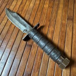 COUTEAU POIGNARD COMBAT SURVIE PILOT U.S ARMY PAR wWEYERSBERG KIRSCHBAUM & Co SOLINGEN