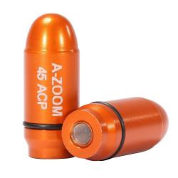 2 douilles amortisseur "Snap cap" cal. 45 ACP en aluminium - A-Zoom Striker Caps