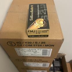 Munitions Sellier&Bellot 9x19 PARA 124gr x50