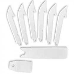 Lames de rechange pour couteau Accusharp Razor 8,9 cm x6
