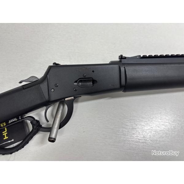 !! NEUF !!CARABINE A LEVIER DE SOUS GARDE HUGTEK NOIR BOITIER NOIR 51CM CAL.44MAG 10+1 COUPS
