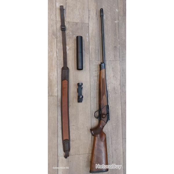 CARABINE BLASER GAUCHER EN CALIBRE 300WM EN PARFAIT ETAT+MODERATEUR + MONTAGE+FREIN DE BOUCHE