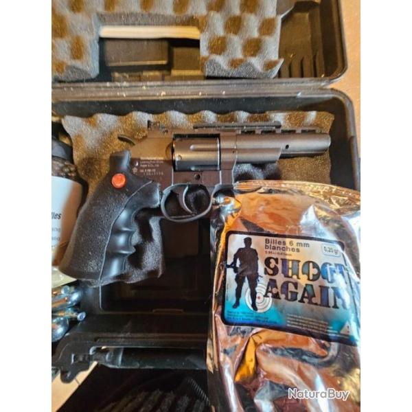 Revolver Airsoft CO2 Ruger Super Hawk noir Rf. 2.5578