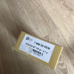 Sologne Klassic Nosler BT 7-08 Remington 20 munitions