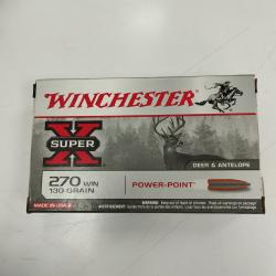 Balles winchester calibre 270win en 130 grains