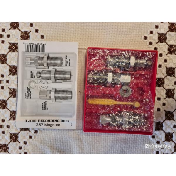 Jeu de 3 outils LEE 38/357Mag complet