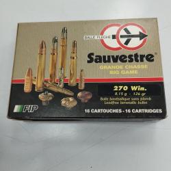Balles sauvestre calibre 270win en 126grains , ogive bi metalique sans plomb