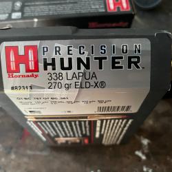 Hornady Précision Hunter 338 Lapua Eld-X