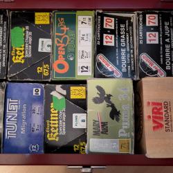 Lot de 478 cartouches de chasse calibre 12