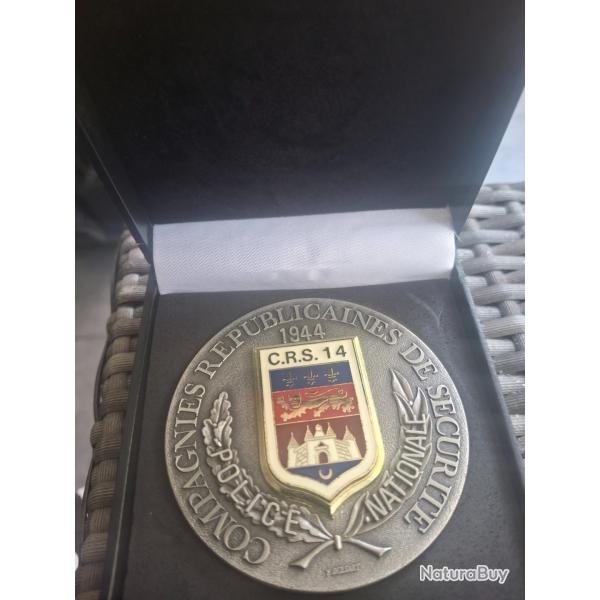 Mdaille de table CRS 14. NEUVE