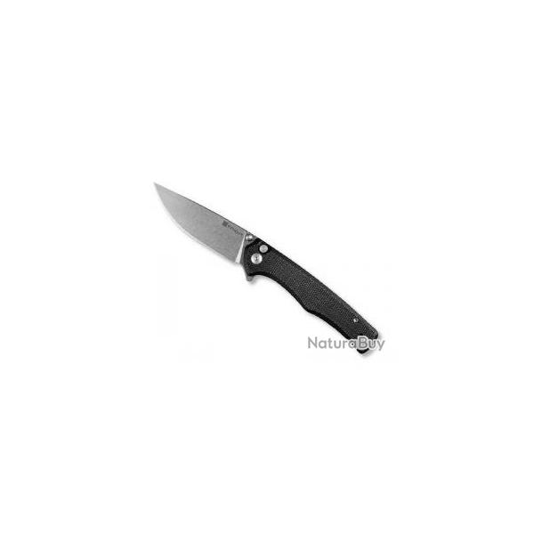 Couteau Sencut CROWLEY lame acier D2 finition  stonewashed  avec  flipper  + pochette