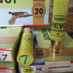 1 Cartouche cal 20 Super Prevot