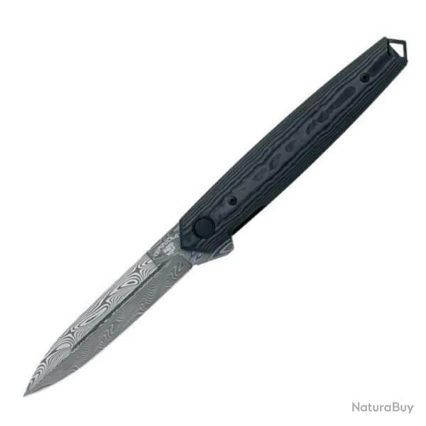 FX.ATCOG02DCF Couteau pliant Fox "Pacifico" fibre de carbone noir Damas