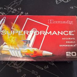 Hornady Superformance 7-08mm REM 139gr SST 20 munitions