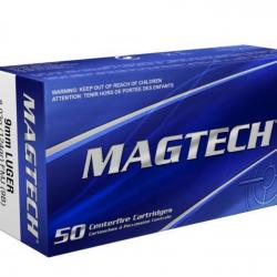 Pack 1000 cartouches Magtech 9x19 FMJ 124gr
