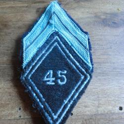losange bras  45eme  régiment transmissions