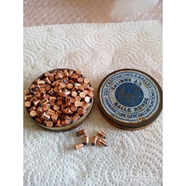 Cartouches  balles MGM 4mm